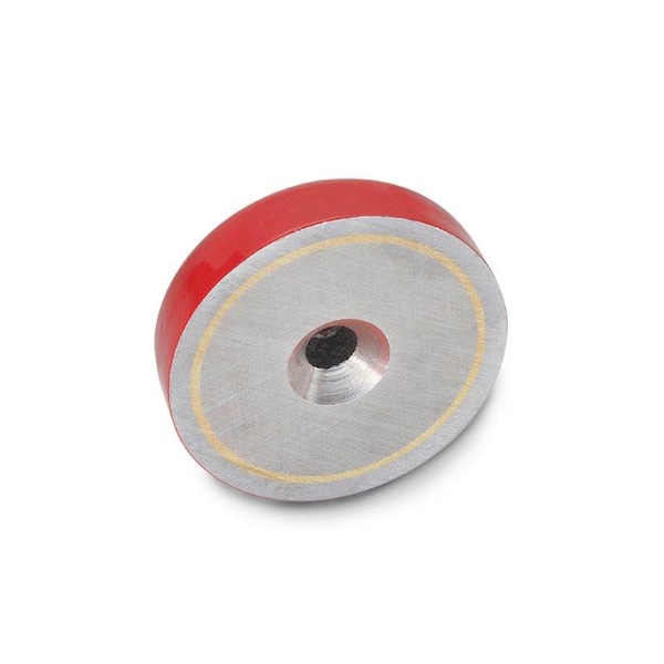 J.W. Winco GN58-AN-29 Pot Magnet with Bore Steel GN58 - main